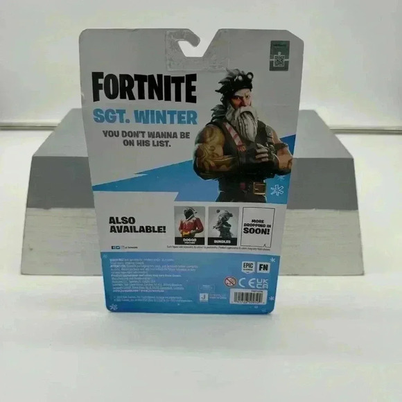 Fortnite Solo Mode #301 Winter Series 1 Sgt. Winter 4" - Picture 6 of 6